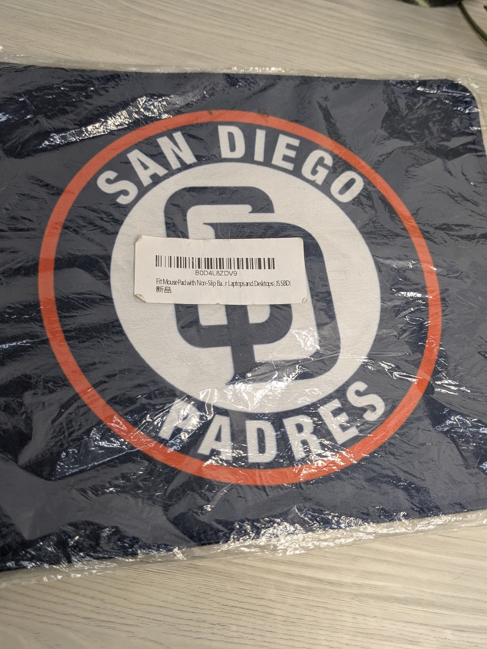 San Diego Padres Navy & Orange Mouse Pad